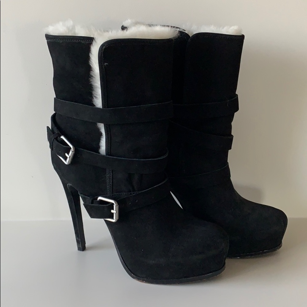 Pour La Victoire | Suede Lizzie Platform Boots